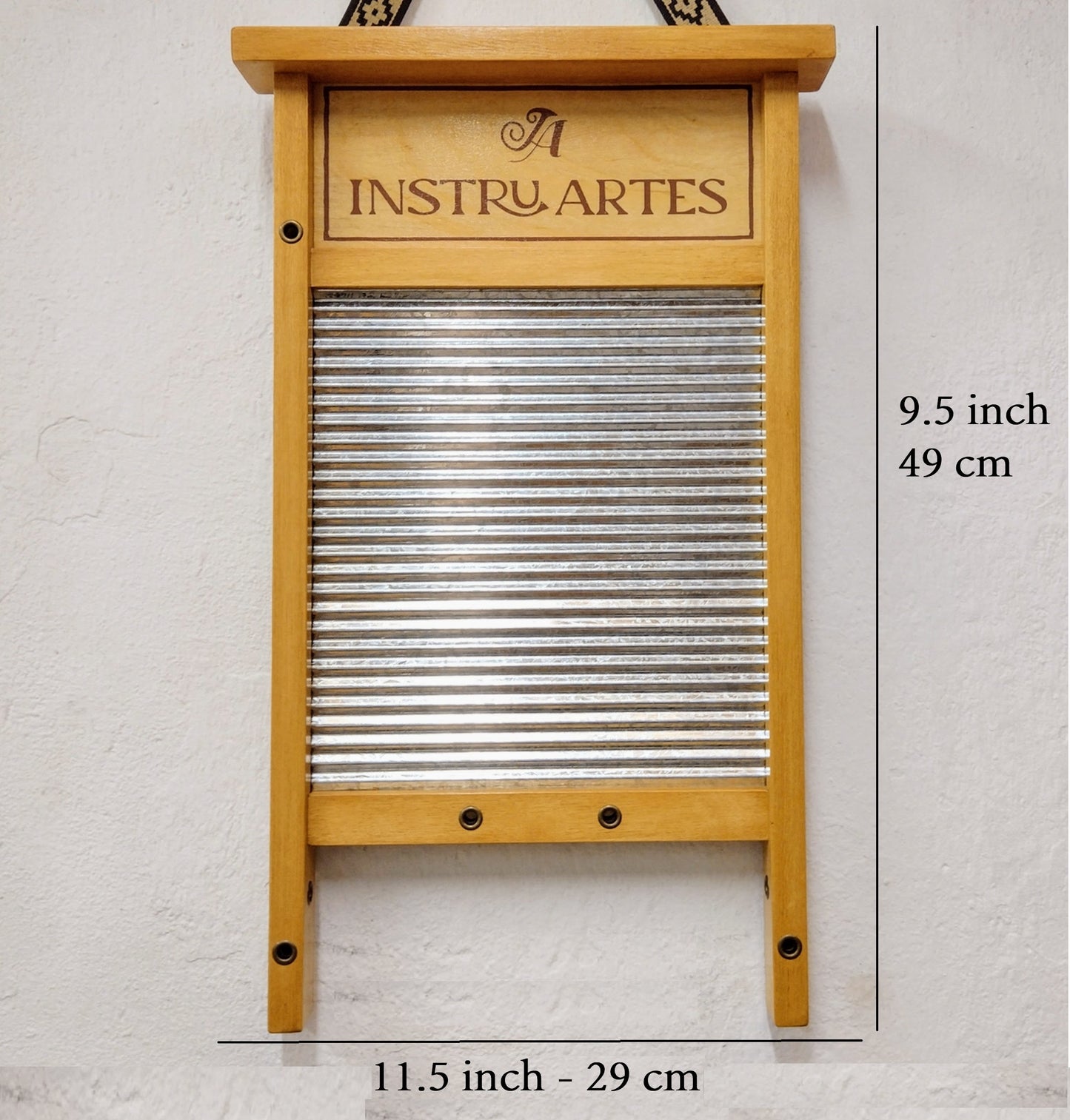 Washboard Percussion Board | Economic Line | Large Size | with 2 Accessories