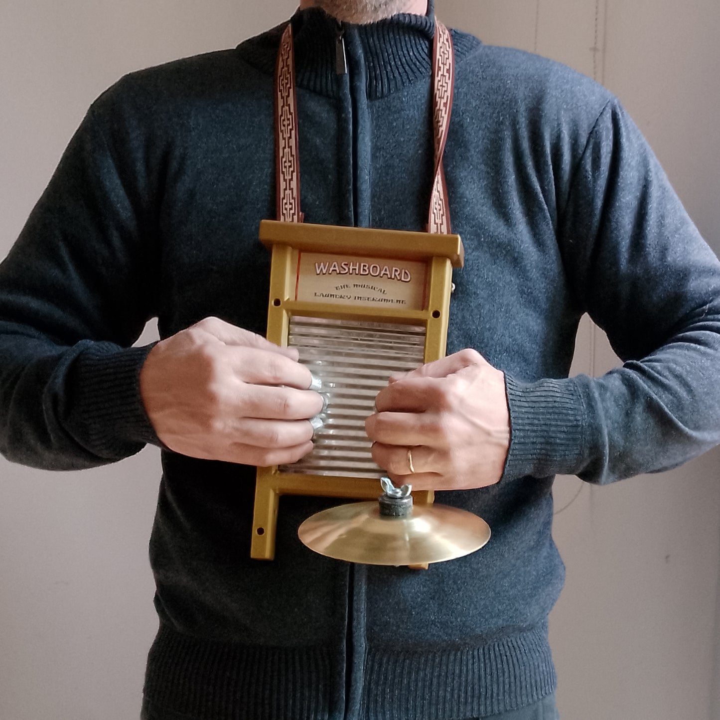 Travel or Kids Washboard Percussion Small Board