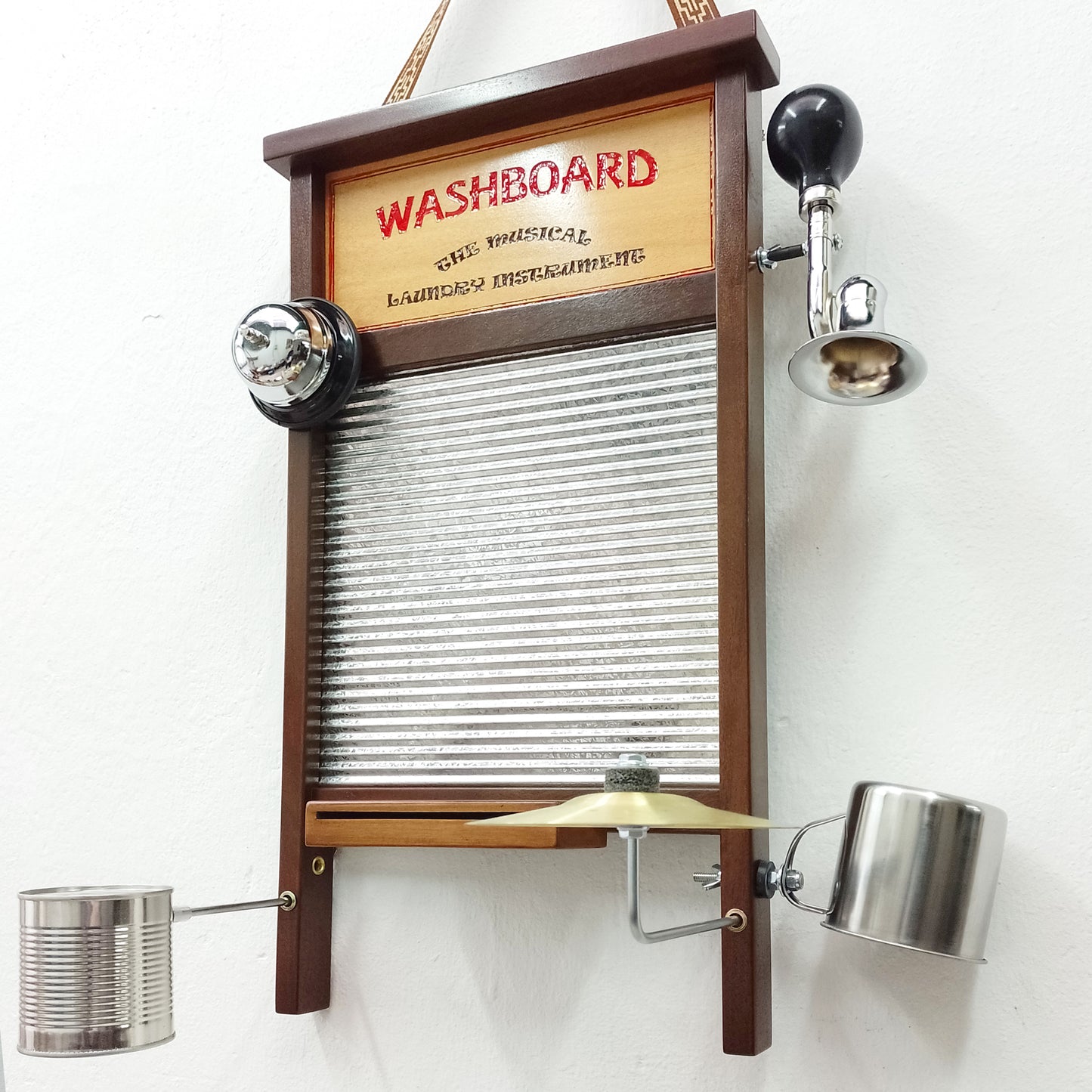 artisanal handmade Washboard Large Size Prime Line Artisanal Percussion Board with 6 Accessories antique art artisanal craft made folk folk music fun gift handmade instrument jazz jugband luthier musical musician odd percussion Percussion Musical Instrument personalized player ragtime rare scrub board Tabla de Lavar tailor tailor made tallador unusual washboard washboards wood woodworking Zideco InstruArtes