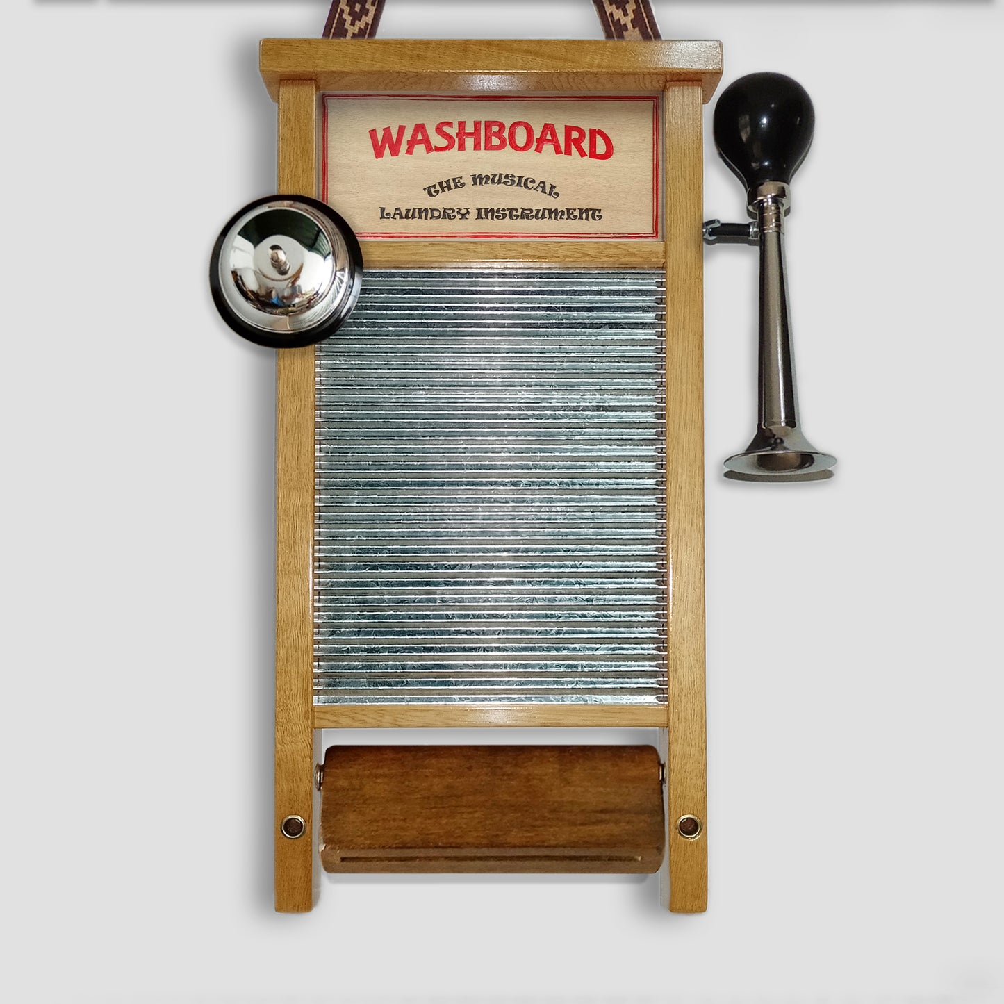 Washboard Medium Size Prime Line Percussion Board with 3 Accessories