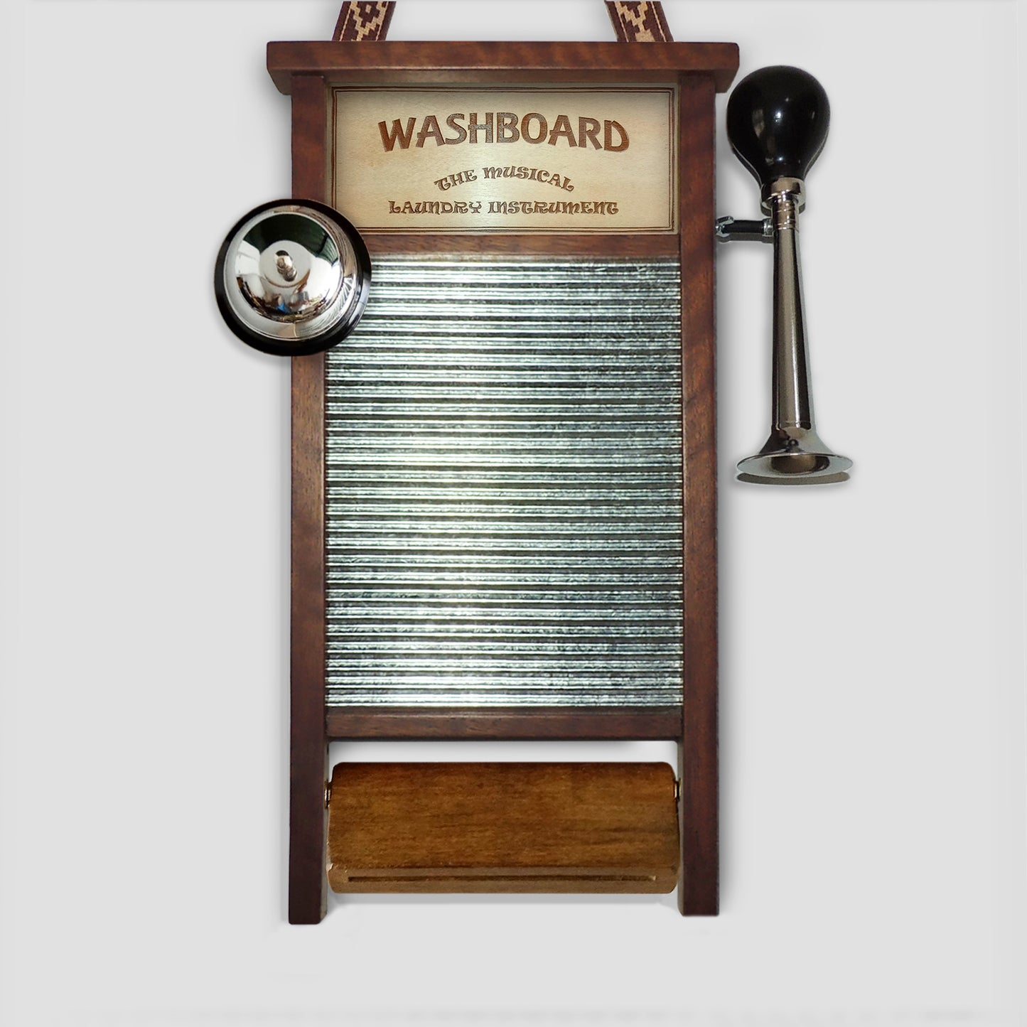 Washboard Medium Size Prime Line Percussion Board with 3 Accessories