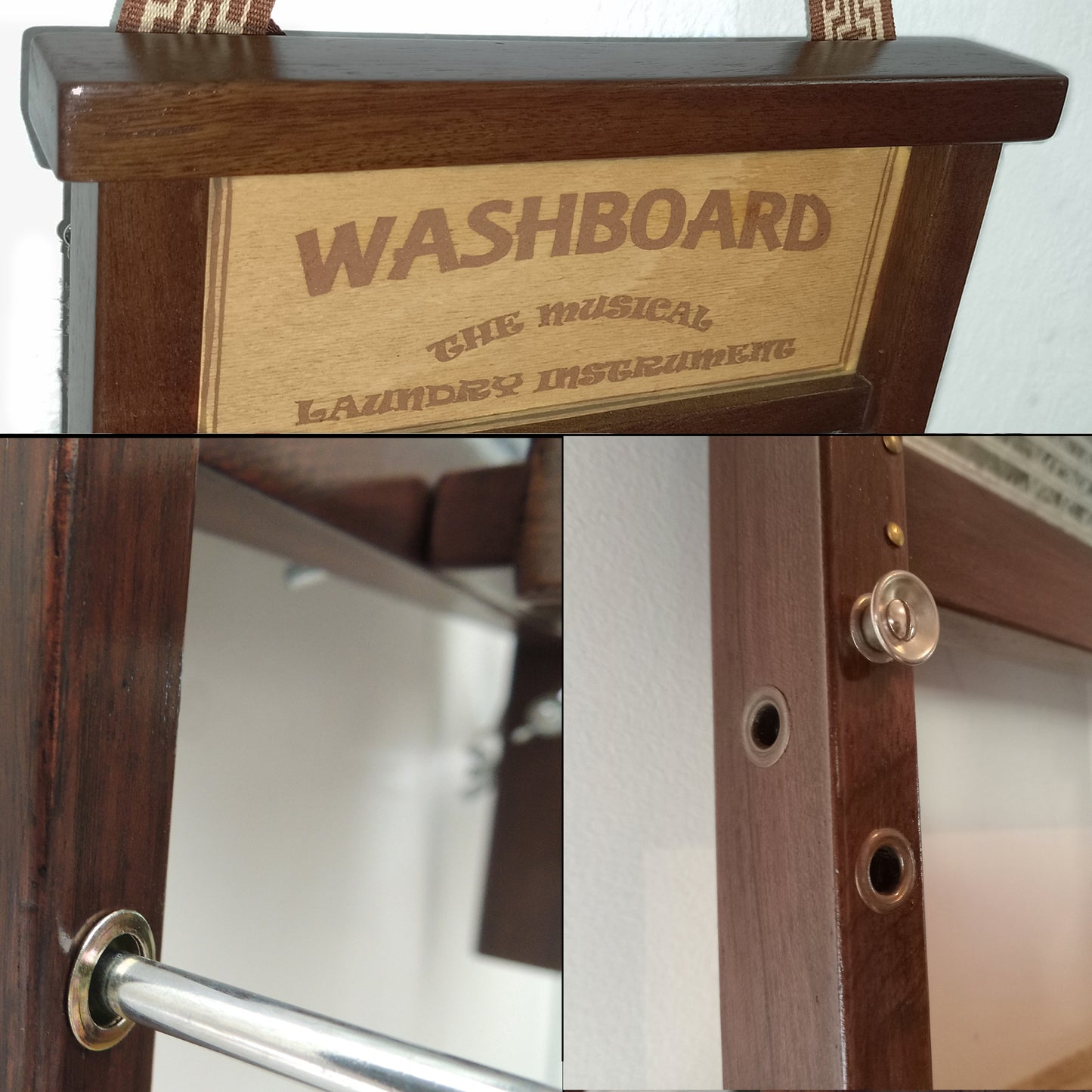 Washboard Medium Size Prime Line Percussion Board with 3 Accessories