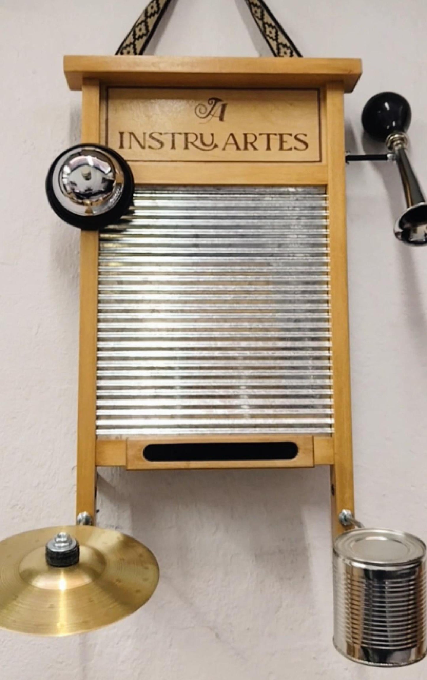 Washboard Percussion Board | Economic Line | Large Size | with 5 Accessories