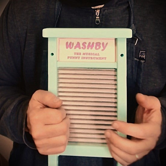 Kids Washboard Colorful Small Size Percussion Board with 1 Accessory